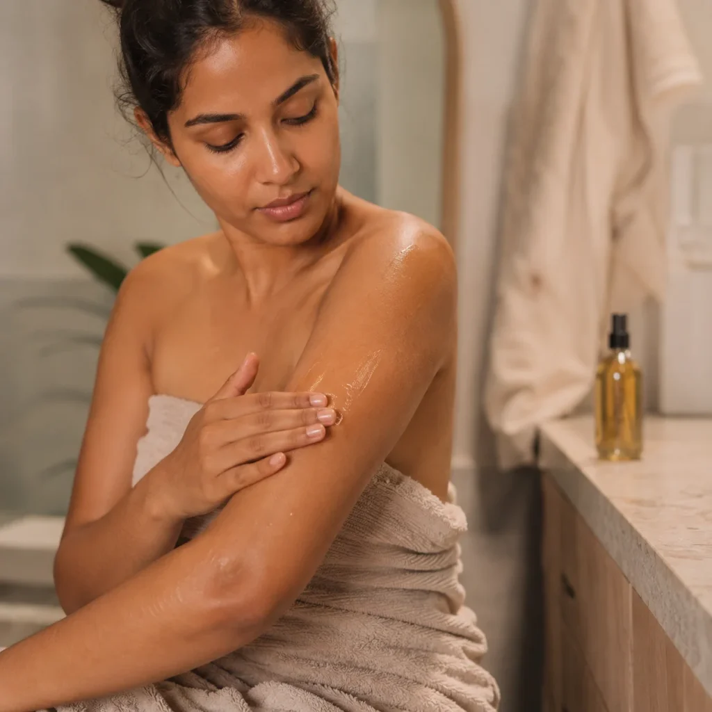 body oil for glowing skin