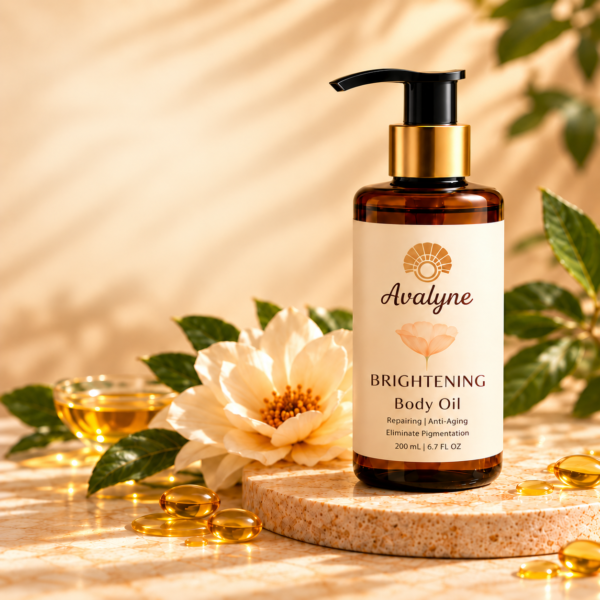 Avalyneskin Brightening Body Oil — 1 Bottle (200ml)